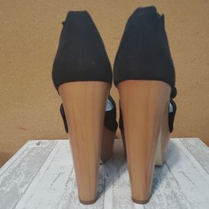 JustFab Black heels 8.5